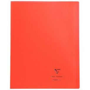 Achetez Piqûre 96 pages 24x32 cm KOVERBOOK, seyès 90g Couverture en polypropylène, rouge 981404C ..