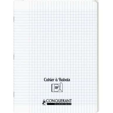 Achetez Piqûre 48 pages couverture polypropylène avec 2 rabats format 24x32 cm seyes incolore 4001..