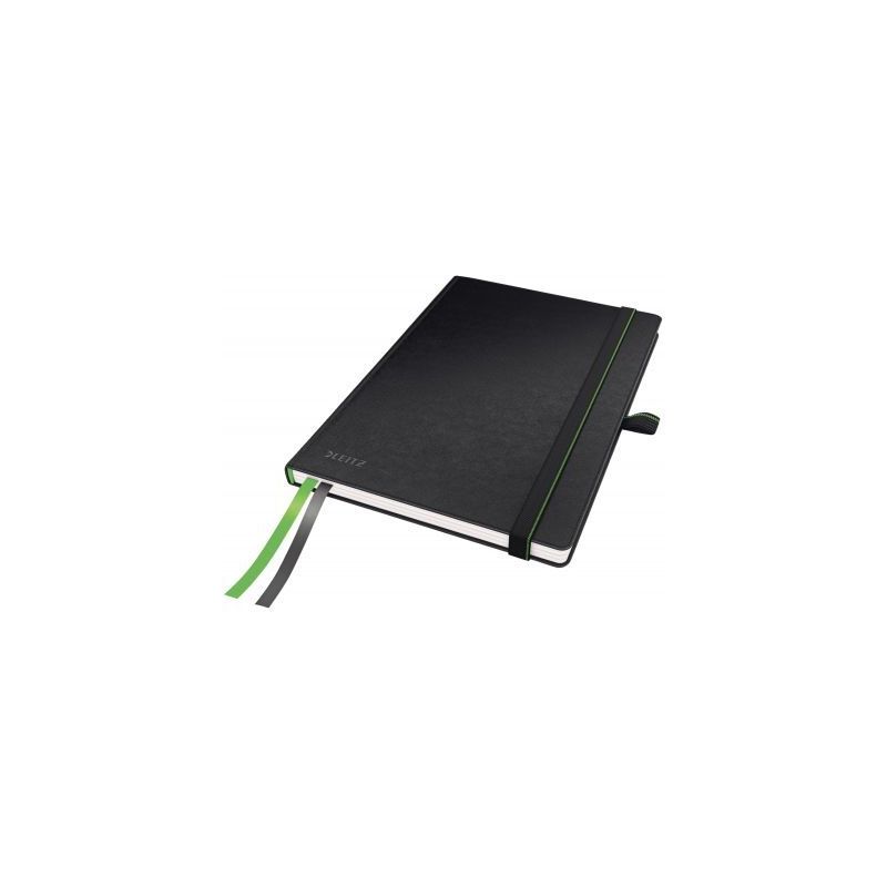 Achetez Cahier broché 160 pages LEITZ Complete, format A5, ligné 100g, noir 44780095 LEITZ pas che..