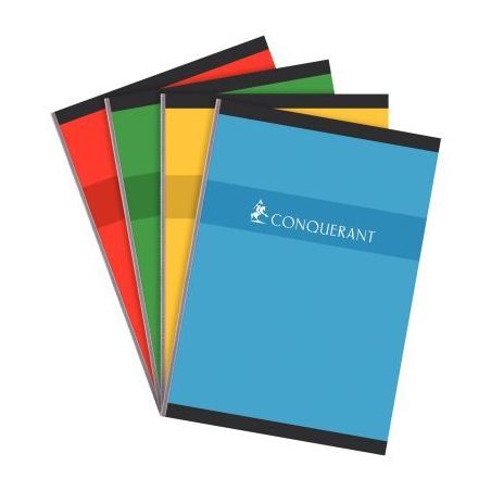 Achetez CONQUERANT C7 Cahier reliure brochure 21x29,7cm 192 pages 70g grands carreaux séyès pas ch..