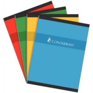 Achetez Cahier 24x32 CONQUERANT 7 broché 192 pages quadrillé 5x5 70g pas cher sur Ma Rentrée Scol..