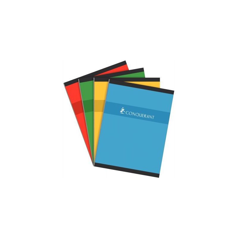 Achetez Cahier 24x32 CONQUERANT 7 broché 192 pages quadrillé 5x5 70g pas cher sur Ma Rentrée Scol..