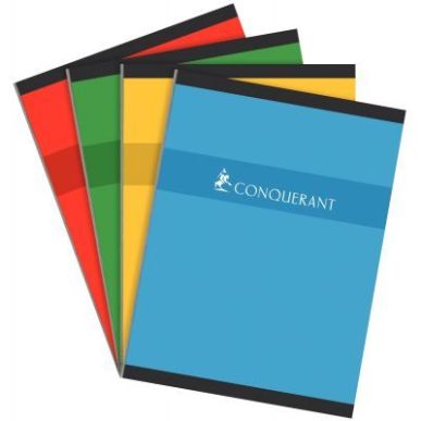 Achetez Cahier 24x32 CONQUERANT 7 broché 192 pages quadrillé 5x5 70g pas cher sur Ma Rentrée Scol..