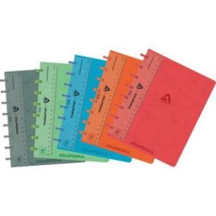 Achetez Cahier toilé LIN-EX ADOC SYSTEMS 144 pages 90g, ligné 8mm, format A5 3811.741 AURORA pas c..