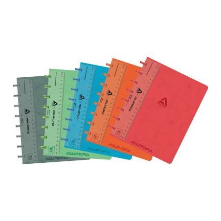 Achetez Cahier toilé LIN-EX ADOC SYSTEMS 144 pages 90g, ligné 8mm, format A5 3811.741 AURORA pas c..