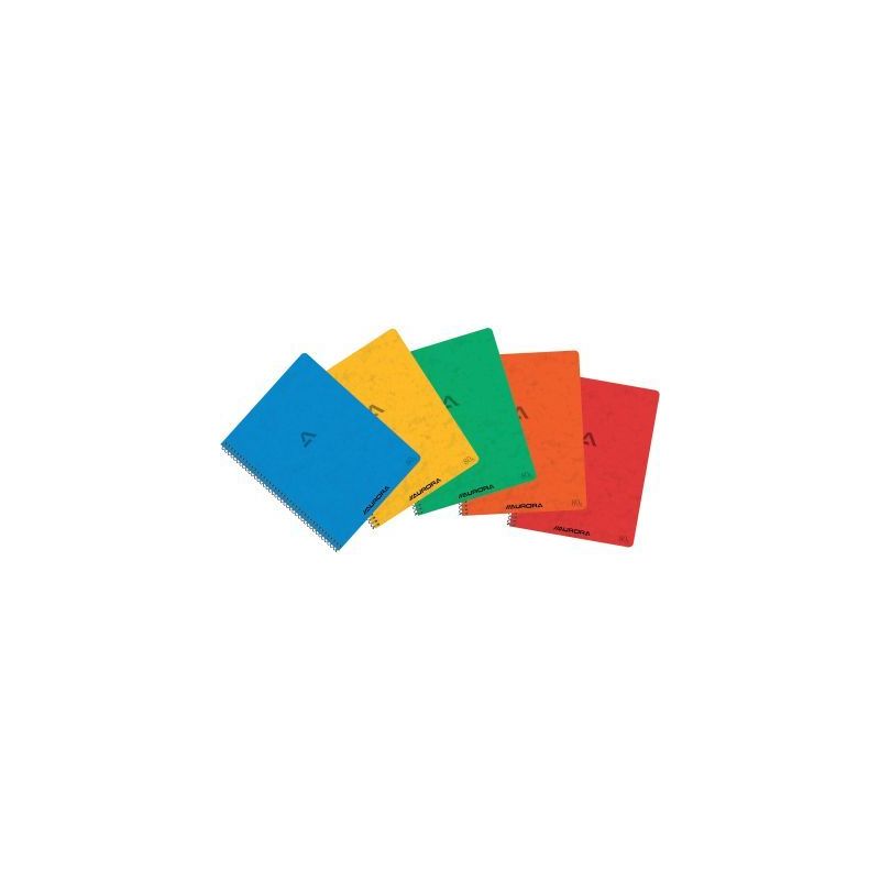 Achetez Cahier spiralé 120 pages 80g, ligné 8mm, format A5, coloris assortis 2160K1L AURORA pas ch.. Achetez Cahier spiralé 120 pages 80g, ligné 8mm, format A5, coloris assortis 2160K1L AURORA pas ch..