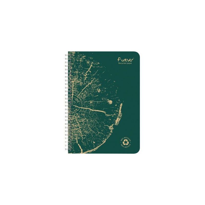 Achetez Cahier à reliure intégrale FOREVER, 120 pages, format A5, quadrillé 5x5 68412C FOREVER CL..