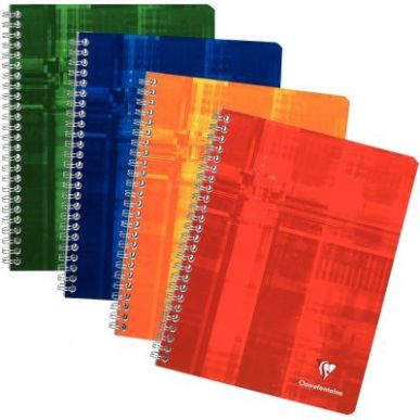 Achetez Cahier à reliure intégrale 100 pages 17x22 cm quadrillé 5x5 8722C CLAIREFONTAINE pas cher..