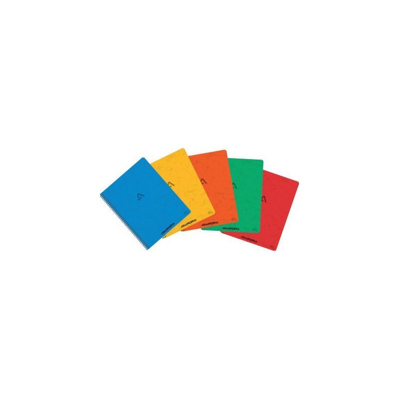 Achetez Cahier spiralé 120 pages 80g, quadrillé 5x5, format A5, coloris assortis 2160KQ5 AURORA pa.. Achetez Cahier spiralé 120 pages 80g, quadrillé 5x5, format A5, coloris assortis 2160KQ5 AURORA pa..