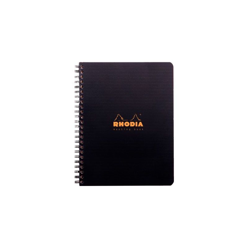 Achetez Cahier 160 pages MEETING BOOK RHODIACTIVE, format A5+, couverture en polypropylène noir 119..