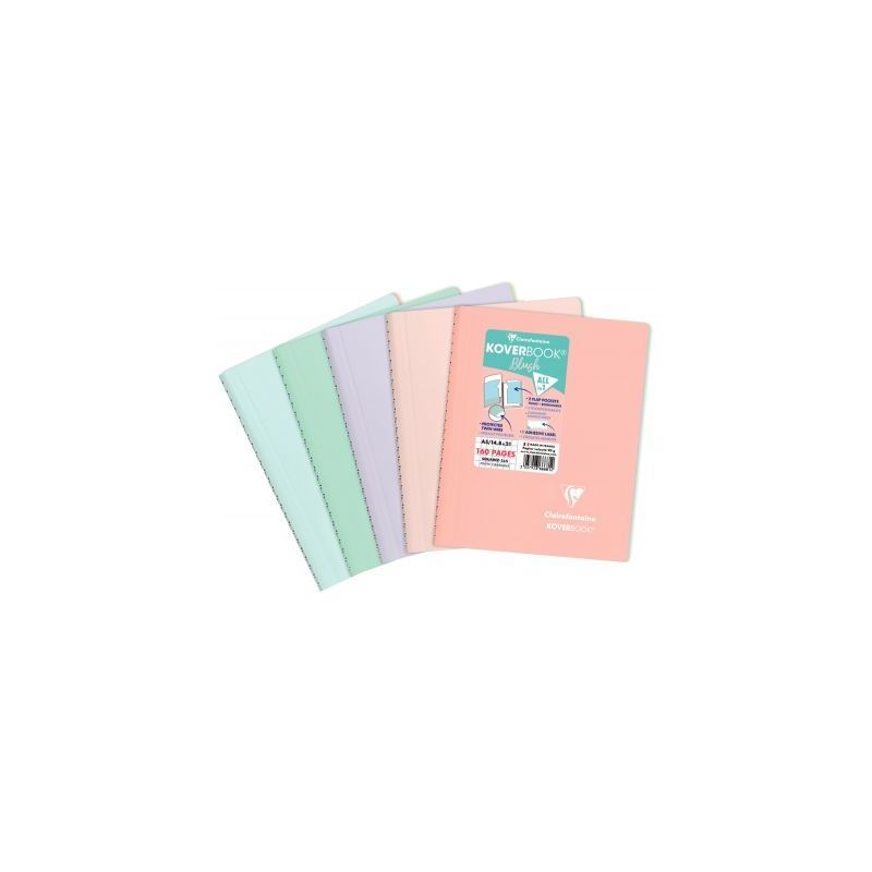 Achetez Reliure intégrale KOVERBOOK BLUSH, 160 pages, format A5, quadrillé 5x5 366681C CLAIREFONTA.. Achetez Reliure intégrale KOVERBOOK BLUSH, 160 pages, format A5, quadrillé 5x5 366681C CLAIREFONTA..
