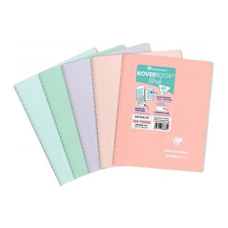Achetez Reliure intégrale KOVERBOOK BLUSH, 160 pages, format A5, quadrillé 5x5 366681C CLAIREFONTA..