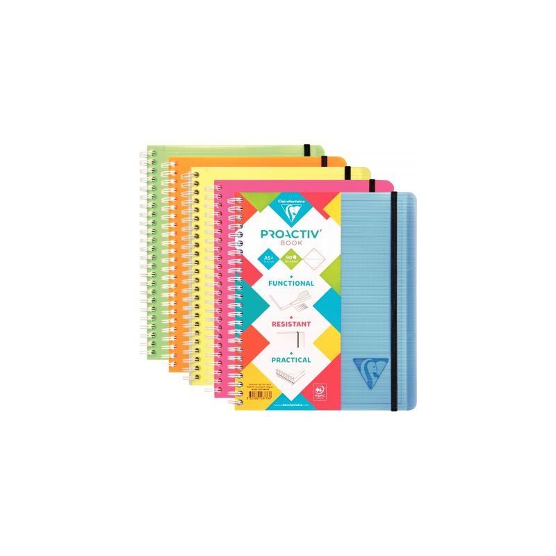 Achetez Cahier-trieur à reliure intégrale PROACTIV'BOOK LINICOLOR, 180 pages, format A5+, ligné.. Achetez Cahier-trieur à reliure intégrale PROACTIV'BOOK LINICOLOR, 180 pages, format A5+, ligné..
