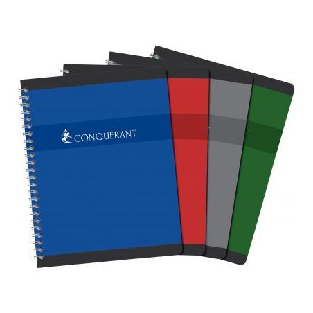 Achetez CONQUERANT C7 Cahier reliure spirale 17x22 cm 180 pages 70g petits carreaux 5x5 pas cher sur..