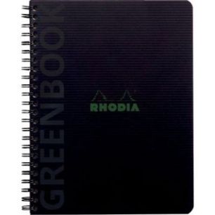 Achetez Cahier GREENBOOK couverture carte rigide, 160 pages perforées, format A5+, quadrillé 5x5 1..