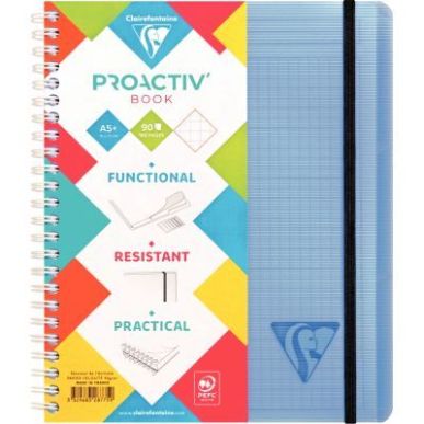 Achetez Cahier-trieur à  reliure intégrale PROACTIV'BOOK LINICOLOR, 180 pages, format A5+, quadri..