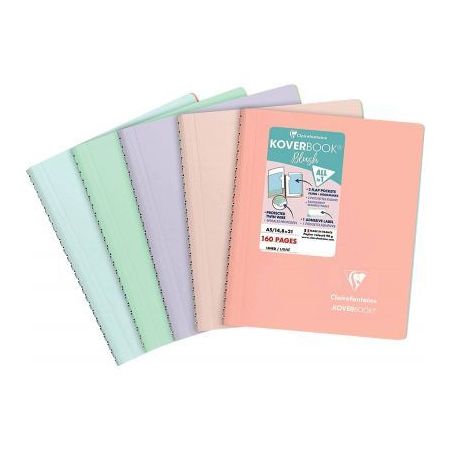 Achetez Reliure intégrale Koverbook Blush, 160 pages, format A5, ligné 366781C KOVERBOOK CLAIREFON..