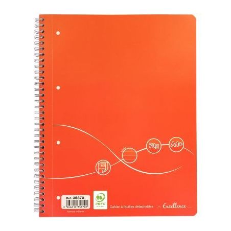 Achetez Cahier à reliure intégrale Excellence 160 pages, format A4+, ligné, papier 70g 400089310 ..