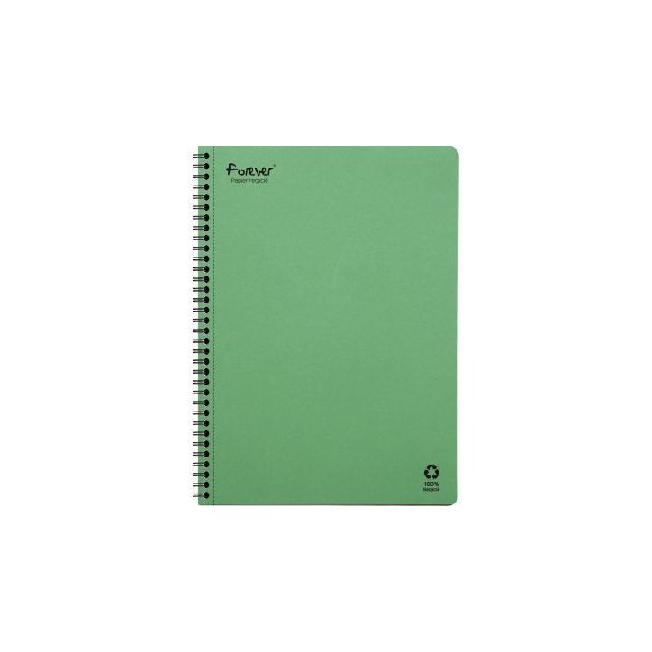Cahier à reliure intégrale FOREVER, 120 pages, format A4, seyès 68401C FOREVER CLAIREFONTAINE