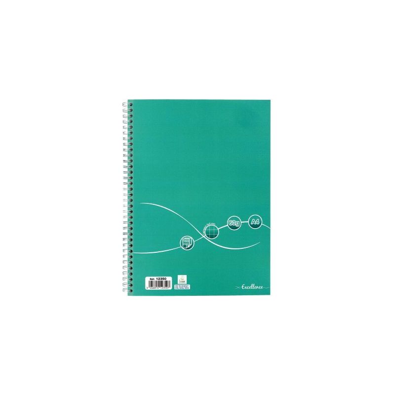 Achetez Cahier à reliure intégrale Excellence 160 pages, format A4, quadrillé 5x5, papier 60g 400.. Achetez Cahier à reliure intégrale Excellence 160 pages, format A4, quadrillé 5x5, papier 60g 400..