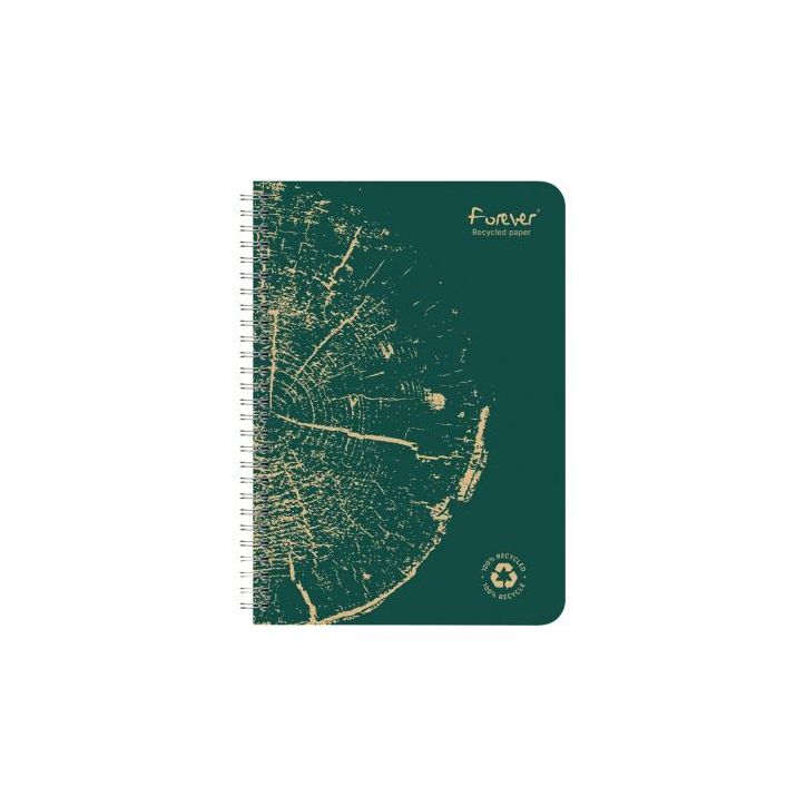 Cahier à reliure intégrale FOREVER, 120 pages, format A4, ligné 68406C FOREVER CLAIREFONTAINE