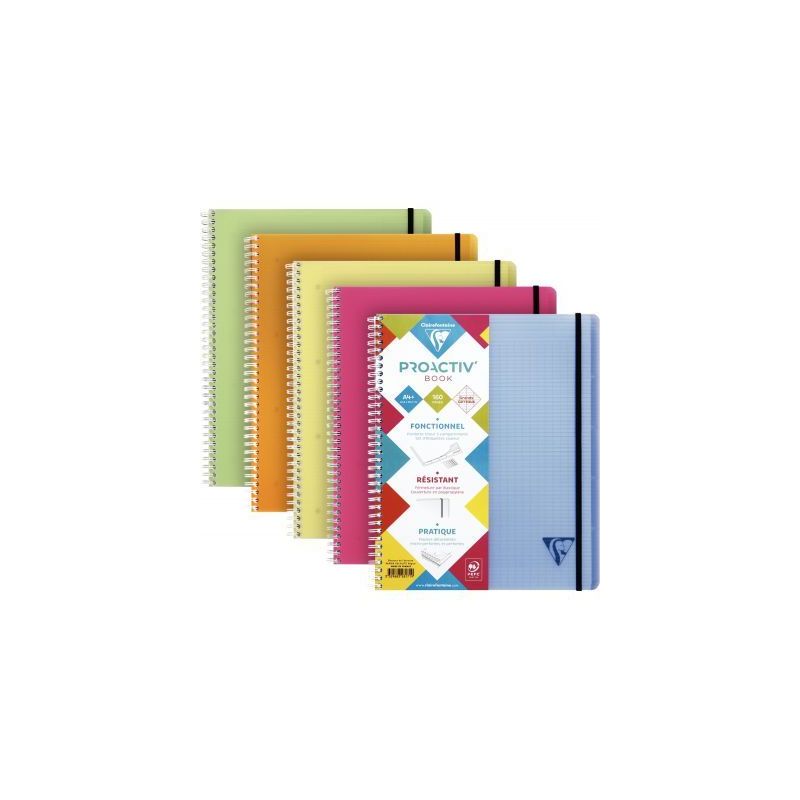 Achetez Cahier-trieur à reliure intégrale PROACTIV'BOOK LINICOLOR, 160 pages, format A4+, seyès 3.. Achetez Cahier-trieur à reliure intégrale PROACTIV'BOOK LINICOLOR, 160 pages, format A4+, seyès 3..