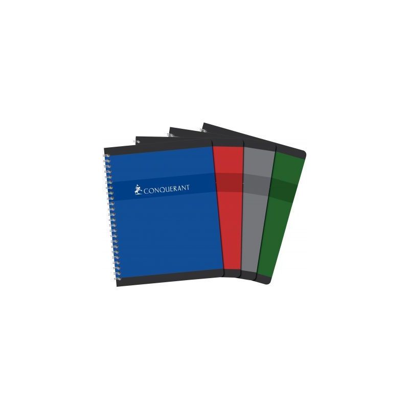 Achetez CONQUERANT C7 Cahier reliure spirale 21x29,7 cm 180 pages 70g petits carreaux 5x5 NF pas che..