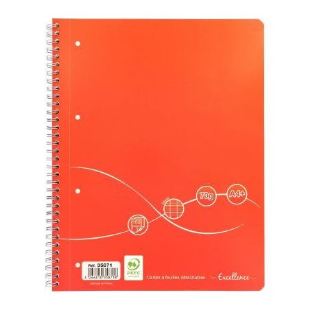 Achetez Cahier à reliure intégrale Excellence 160 pages, format A4+, seyès, papier 70g 400089311 ..