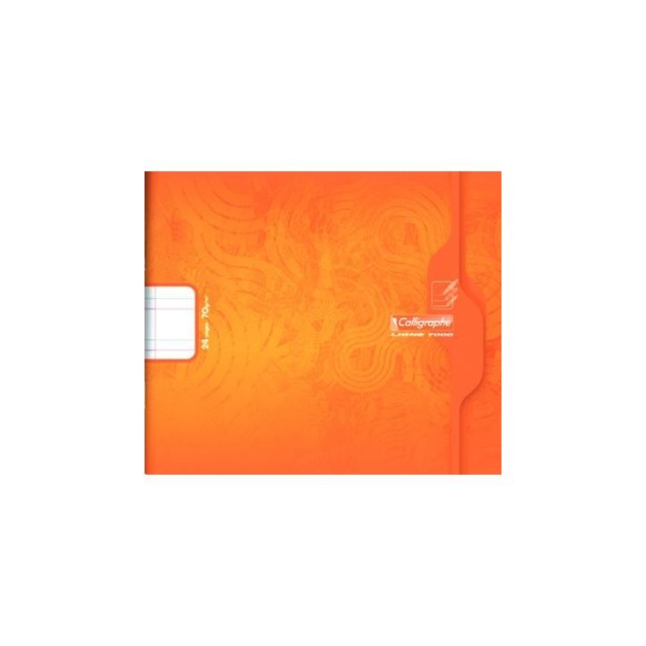 Piqûre maternelle, format à  l'italienne 17 x 14,7 cm, 24 pages (12 feuilles), Double Ligne 5 mm interligne e