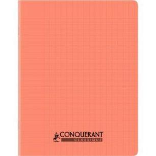 Achetez Cahier piqué 32 pages 17x22 cm, seyès 2,5 mm, couverture en polypropylène rouge 400002781..