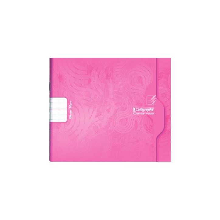 Piqûre maternelle, format à  l'italienne 17 x 14,7 cm, 24 pages (12 feuilles), Double Ligne 3 mm interligne e