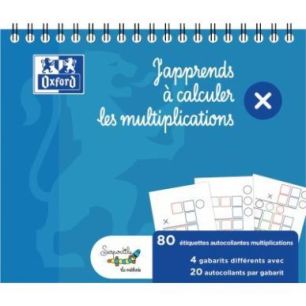 Achetez Bloc de gabarits de multiplications, 80 étiquettes 400194406 OXFORD SERPODILE pas cher sur ..