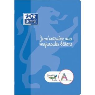 Achetez Cahier d'écriture DYS format A4, 48 pages, lettres majuscules bâtons 400185633 OXFORD SERP..