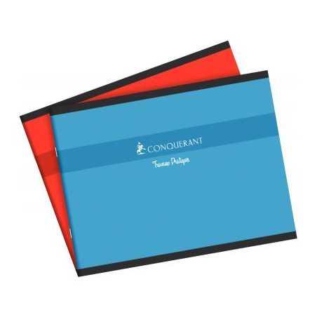 Achetez Cahier de travaux pratiques piqué 32 pages, format 22x17 cm à  l'italienne, papier 70g un..