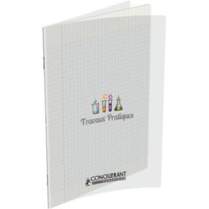 Achetez Cahier de travaux pratiques, piqûre 96 pages (48 pages seyès 90g + 48 pages dessin) 21x29,..