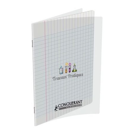 Achetez Cahier de travaux pratiques, piqûre 64 pages (32 pages séyès 90g + 32 pages dessin) 17x22..