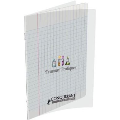 Achetez Cahier de travaux pratiques, piqûre 64 pages (32 pages séyès 90g + 32 pages dessin) 17x22..
