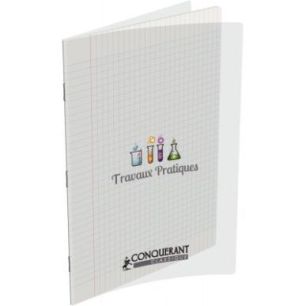 Cahier de travaux pratiques, piqûre 96 pages (48 pages seyès 90g + 48 pages dessin) 24x32 cm couverture en p Cahier de travaux pratiques, piqûre 96 pages (48 pages seyès 90g + 48 pages dessin) 24x32 cm couverture en p