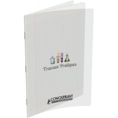 Achetez Cahier de travaux pratiques, piqûre 96 pages (48 pages seyès 90g + 48 pages dessin) 24x32 ..