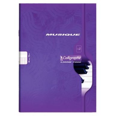 Achetez Piqûre musique et chant 21x29,7 cm. 48 pages ( 24 pages seyes 24 pages portées). 70G 564C ..