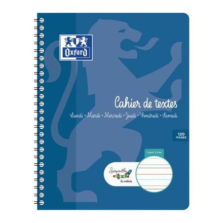 Achetez Cahier de texte DYS format 17x22 cm, 50 pages interligne 3 mm 400185655 SERPODILE pas cher s..