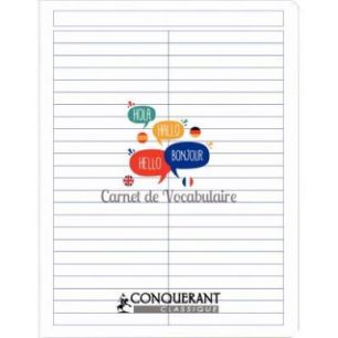 Carnet de vocabulaire, 96 pages, format 17 x 22 cm 400147407 HAMELIN