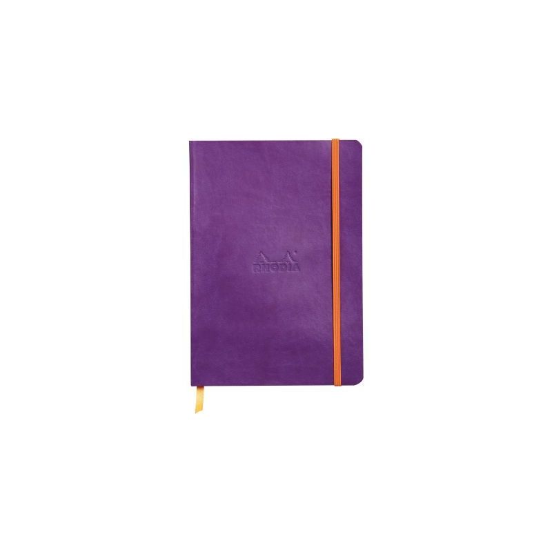Achetez Carnet RHODIARAMA format A5 160 pages, ligné, couverture souple en simili cuir, violet 1174.. Achetez Carnet RHODIARAMA format A5 160 pages, ligné, couverture souple en simili cuir, violet 1174..