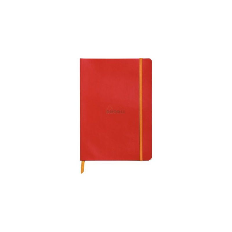 Achetez Carnet RHODIARAMA format A5 160 pages, ligné, couverture souple en simili cuir, rouge coque.. Achetez Carnet RHODIARAMA format A5 160 pages, ligné, couverture souple en simili cuir, rouge coque..