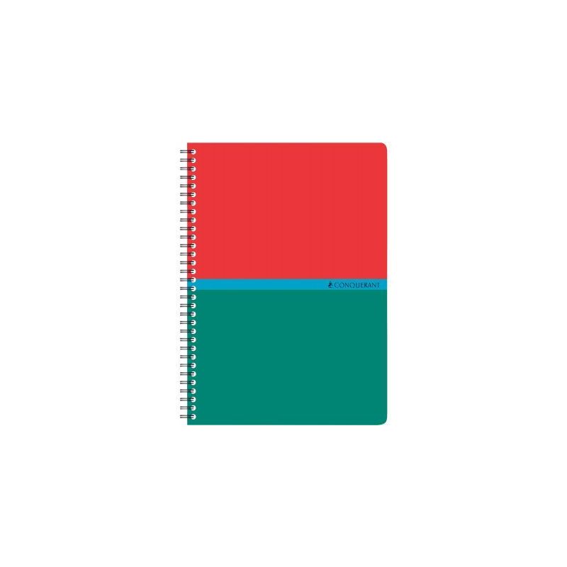 Achetez CONQUERANT C7 Carnet reliure spirale 14,8x21 cm 180 pages 70g petits carreaux 5x5 pas cher s..