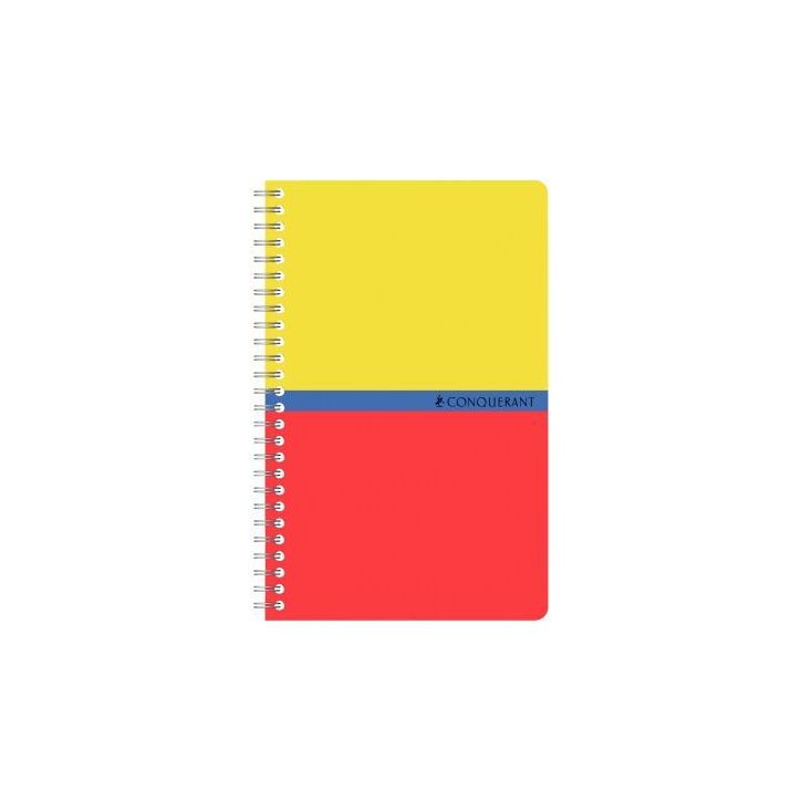 Carnet à  reliure intégrale 100 pages, format 9x14 cm, quadrillé 5x5, papier 70 g 100104900 HAMELIN