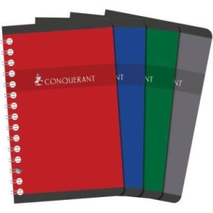 Achetez Carnet à reliure intégrale 180 pages, format 11x17 cm, quadrillé 5x5, papier 70 g 10010..