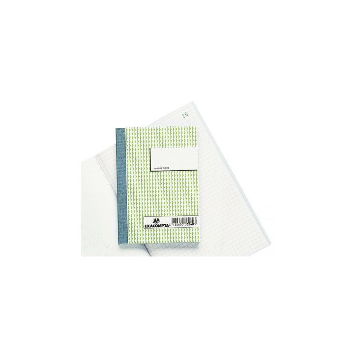 Manifold NCR quadrillé 5x5 format 148x105mm 50 tripli autocopiants 3241E EXACOMPTA
