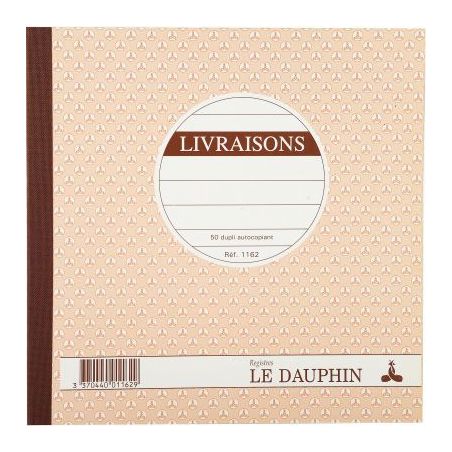 Achetez Manifold Livraisons NCR format 21 x 21 cm 50 duplicatas autocopiants 1162D LE DAUPHIN pas ch..