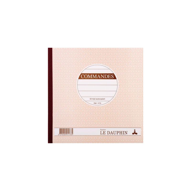 Achetez Manifold Commandes NCR 21 x 21 cm 50 triplicatas autocopiants 1173D LE DAUPHIN pas cher sur ..